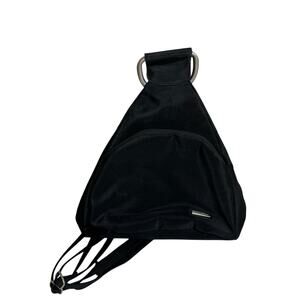Travelon Black Messenger Crossbody Bag Nylon Anti-Theft